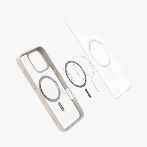 כיסוי Spigen לאייפון 16 סדרה אולטרה היברידי (MagFit)
